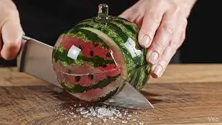 GLASS WATERMELON ASMR 🍉💎 Crystal Crunch + Cutting Sounds
