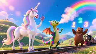 Magical Train Ride for Baby 🚆✨ | Fun Learning for Kids | Trains & Transportation Adventure