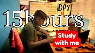 🎧 LIVE 15-Hour Study With Me 📚 | Rainy UK Ambience 🌧️ | Focus & Deep Work | Pomodoro timer
