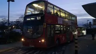 SUPERLOOP FIRST DAY GAL Gemini 2 Volvo B9TL BG59FXH on Route SL11 at North Greenwich 