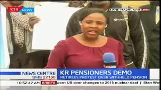 Kenya railway pensioners protest over withheld pensions