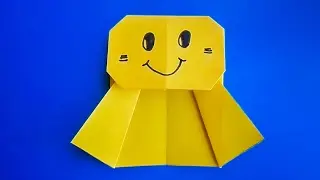 ОРИГАМИ ДЕВУШКА, Как сделать девушку из бумаги оригами // ORIGAMI GIRL