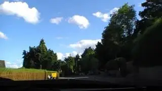Driving Along Wells Road (A449), Malvern, Worcestershire, England 26th May 2009