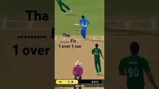 Icc Mans Champions Trophy BNG VS IND 1 ovar mach #youtubeshorts #shorts #trending #realcricketswipe