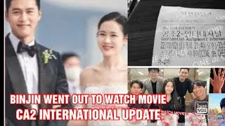 BINJIN WENT OUT TO WATCH MOVIE + CA2 INTERNATIONAL UPDATE
