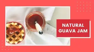 Guava Jam Recipe using natural frozen fruit pulp. Check how to make a delicious and healthy Jam.