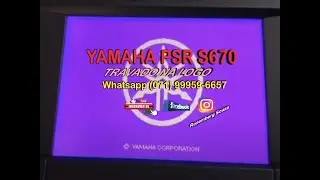 YAMAHA PSR-S670 | Placa-mãe Travada Na Logo | Reparada