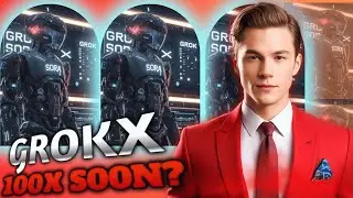 Grok x / A meme coin / Revolution in the cryptocurrency world / Buy Token / Earn money