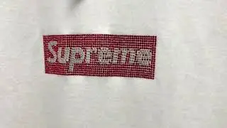 Box Supreme x Swarovski Box Logo Tee S-XL