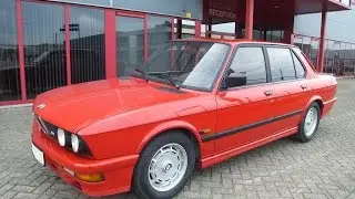 750201 BMW M535IA E28 DC89 SEDAN 2.7L 186HP 04-87 RED 82000KM LHD