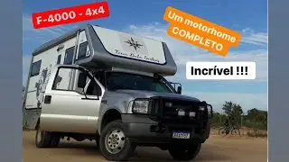 TOUR FORD F-4000 4X4 - UM SUPER MOTORHOME 4X4 - COMPLETO !!!! TREM BALA SONHOS