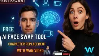 Free AI Face Swap & Character Replacement Tool with Wan 2.2 | Step-by-Step Tutorial (2025)