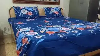 Queen size  bed sheets 90 x100 with two pillow covers   very low price what's app  9805160513
