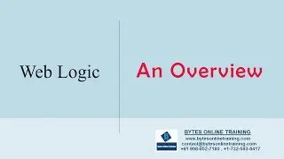 Demo on WebLogic Server | Overview of Weblogic | Bytes Online Training