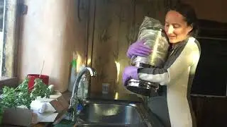 Фильтр для воды Berkefeld собран, пантомима. (+перчатки Spontex, инструменты, гимнастический костюм) - часть 1