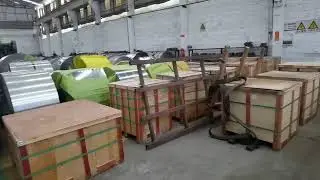 @Steeli Real scene of stainless steel circles factory in China