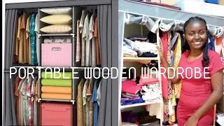 PORTABLE WOODEN WARDROBE// HONEST REVIEW//
