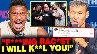 Joaquin Buckley called Shavkat Rackhmonov a RAC*ST for calling him out a BLACK BOY!