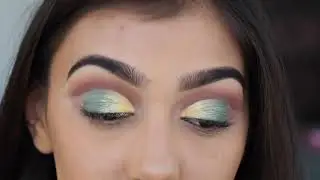 Tutorial - Green glam cut crease