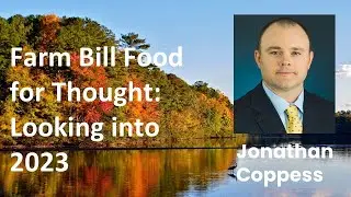 Farm Bill Reauthorization by Jonathan Coppess