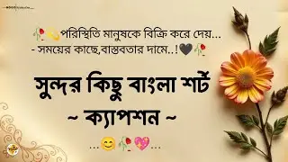 বাস্তব নিয়ে সুন্দর কিছু বাংলা ক্যাপশন।😊🖤|| Facebook Caption || Bangla Caption Sad || Fb Bio Status