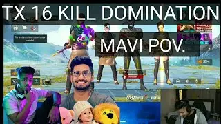 TX 16 KILLS DOMINATION IN DIWALI BATTLE      MAVI POV l TX SCRIMS l