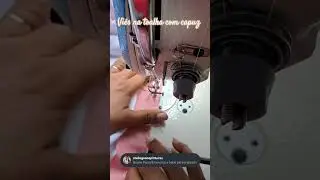 vi&eacute;s na toalha com capuz #bebechegando #vies #costura #viral