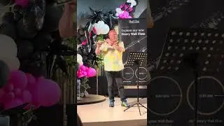 Andy Findon at Dawkes Music with Pearl Flute