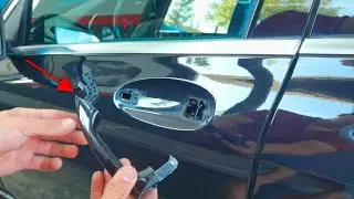 How to Remove Exterior Door Handle On Mercedes Benz C CLASS!