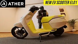 Ather EL01 New Electric Scooter First Look Walkaround Review