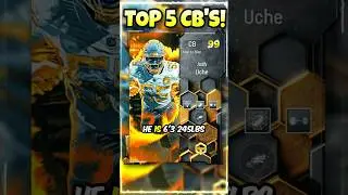 *new* TOP 5 BEST Cornerbacks in Madden 25 Ultimate Team! Must HAVE! #Madden25 #mut25