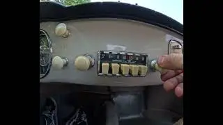 1961 VW Karmann Ghia original Sapphire I radio test!