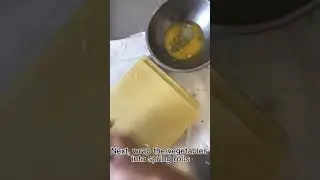 Chinese egg roll receipt - quick and easy.  Yummy and healthy