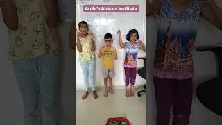Arohi's Abacus Institute kids practice video addition and subtraction amazing results#maths#skills