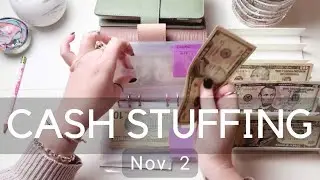 Cash Stuffing: $460 with Unique Savings Challenges! | November #2