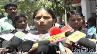 Doctor Rani complaints on A.D.M.K. M.L.A. in Trichy - dinamalar