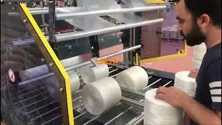 İplik Shrink Paketleme Makinası // Yarn Bobbin Packing / Wrapping Machine