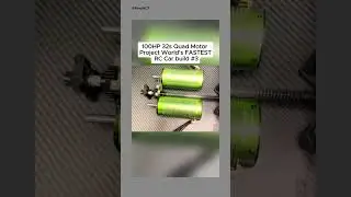 100HP 32s Quad Motor Project Worlds FASTEST RC Car build #car