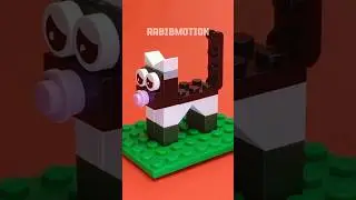 LEGO Mini Cat Tutorial #lego #legoanimals #satisfying