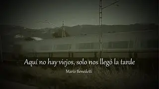 Aquí no hay viejos, solo nos llegó la tarde