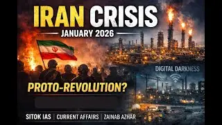 Iran Crisis 2026 Explained | Protests, Sanctions & the Proto-Revolution | SITOK IAS