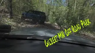 5th Gen 4runner and Ford  Bronco take on Gilbert MN OHV park, The Edge trail, YOYO Hill