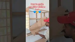 How make modular kitchen box