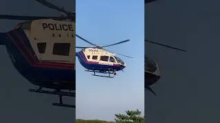 Shark attack victim, being airlifted by helicopter Long Island NY #beach #police