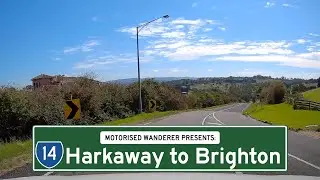 Melbourne State Route 14: Harkaway to Brighton (Real Time Driving 4K)