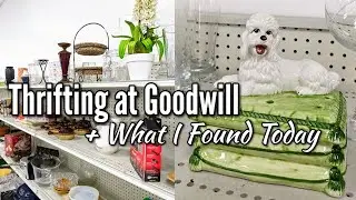 Let's go Thrifting at Goodwill+My Home Decor Thrift Haul-May 2021