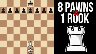 Can 1 ROOK defeat 8 PAWNS?