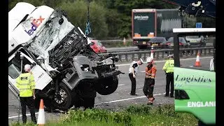 Eight people ki||ed in cr4sh 1nv0|v1ng minibus and two lorries on M1 near Newport Pagnell