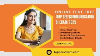 ITBP TELECOMMUNICATION SI Online Mock Test, Update Syllabus & Pattern 2025, Book PDF, Study Material