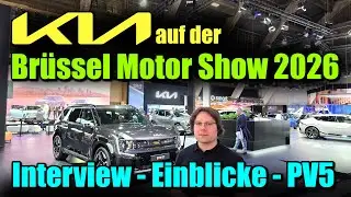 Brüssel Motor Show 2026: Interview mit dem Kia-Geschäftsführer, Messe-Einblicke und viel PV5 deutsch